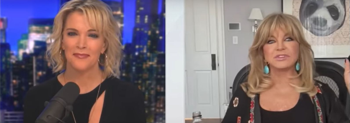 Goldie Hawn shares a familiar story with Megyn Kelly
